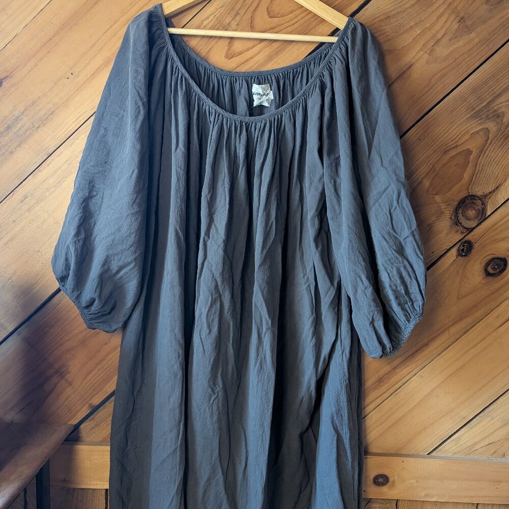 RUDY JUDE Gather Dress in Ink